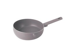 Berlinger Haus Αντικολλητικό Τηγάνι Γουόκ Wok 26cm, Taupe Collection BH-8089