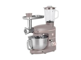 Berlinger Haus Κουζινομηχανή Μίξερ, Μπλέντερ 1500W, με Ανοξείδωτο Κάδο, Taupe Collection BH-9530