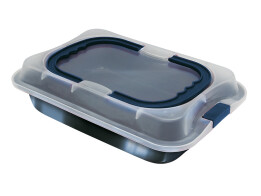 Berlinger Haus φόρμα ψησίματος με καπάκι σε aquamarine χρώμα, Metallic Line Aquamarine BH-7838