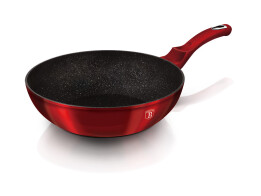 Berlinger Haus Τηγάνι Γουόκ Wok 30 cm από Αλουμίνιο, Metallic Line Burgundy  BH-6166