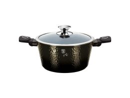 Berlinger Haus  Κατσαρόλα με Γυάλινο Καπάκι 20 cm σε μαύρο χρώμα, Primal Gloss Collection BH-6571N