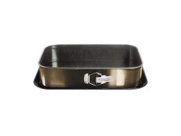 Berlinger Haus Αντικολλητική Φόρμα Ψησίματος με Αποσπώμενο Πάτο, Metallic Line Shiny Black BH-6809