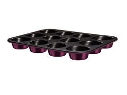 Berlinger Haus Φόρμα ζαχαροπλαστικής για Muffin 12 θέσεων σε μωβ χρώμα, Purple Eclipse BH-6800