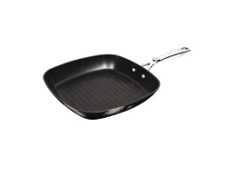Berlinger Haus Αντικολλητικό Τηγάνι Γκριλ (Grill) 28cm με καπάκι,  Shine Basalt Collection BH-6658