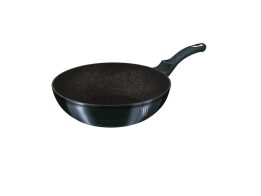 Berlinger Τηγάνι Wok 30 cm, με Mαρμαρινη Eπίστρωση Metallic Line Aquamarine BH-6114