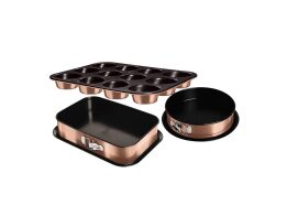 Berlinger Haus Σετ Φόρμας Ζαχαροπλαστικής 3 τεμ, Metallic Line Rose Gold  BH-7636