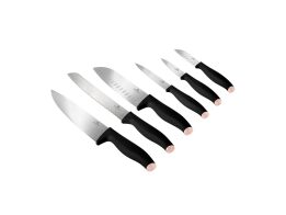 Berlinger Haus Σετ Μαχαίρια 6 τεμαχίων από Ανοξείδωτο Ατσάλι, Black Rose Collection BH-2949