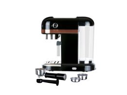 Berlinger Haus Μηχανή Espresso Led 1350W Πίεσης 15bar Black Rose Collection BH-9462