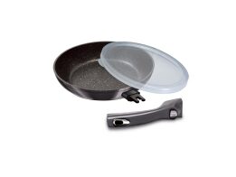 Berlinger Haus Αντικολλητικό Τηγάνι 24cm με Αποσπώμενη Λαβή, Carbon Pro Edition BH-6912