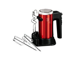 Berlinger Haus Ηλεκτρικό Μίξερ Χειρός 300W με 5 Tαχύτητες και Βάση Metallic Line BH-9367 Burgundy