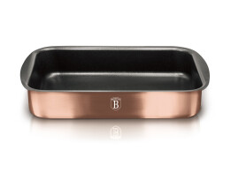 Berlinger Haus φόρμα ψησίματος 35x27 εκ σε ροζ χρυσό χρώμα, Metallic Line Rose Gold BH-7896