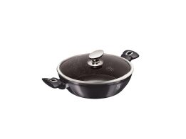 Berlinger Haus Ρηχή Κατσαρόλα με Καπάκι 28cm από Αλουμίνιο, Metallic Line Carbon Pro BH-6898
