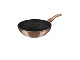 Berlinger Haus Αντικολλητικό Γουόκ Wok 30 cm με από Αλουμίνιο, Metallic Line Rose Gold BH-6171