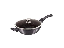 Berlinger Haus  Βαθύ Τηγάνι με Καπάκι 32cm σε Σκούρο Γκρί χρώμα, Metallic Line Carbon Pro BH-7139