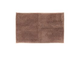 Χαλάκι Μπάνιου Από  Πολυεστέρα σε Καφέ Χρώμα, 50x80 cm