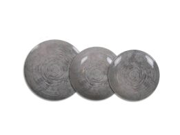 Σετ Κεραμικό Σερβίτσιο 12 Τεμαχίων για Φαγητό, Σούπα και Γλυκό, Σε Γκρι Χρώμα