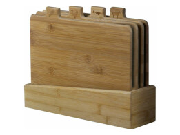 Berlinger Haus σετ ξύλινων επιφανειών κοπής 4 τεμ. Με Βάση BH-7213