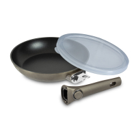 Berlinger Haus Τηγάνι 28 cm με αποσπώμενη λαβή σαμπανιζέ Crystal Collection BH-7162