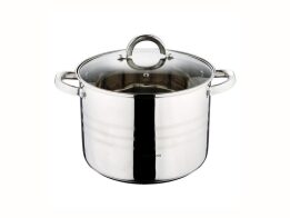 Blaumann Κατσαρόλα με Καπάκι 26 cm από Ανοξείδωτο Ατσάλι, Gourmet Line BL-1011A