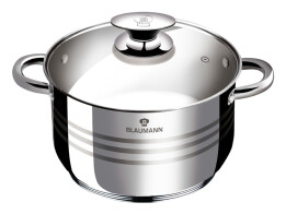 Blaumann κατσαρόλα με καπάκι 24 cm από ανοξείδωτο ατσάλι , Gourmet Line  BL-1021A
