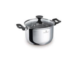 Blaumann Κατσαρόλα με Καπάκι 16 cm από Ανοξείδωτο Ατσάλι, Gourmet Line BL-3854