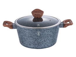 Berlinger Haus Kατσαρόλα με καπάκι 30 cm ξύλινο/γκρι, Forest Line BH-7150
