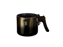 Berlinger Haus Αντικολλητικό Κατσαρολάκι Γάλακτος 1.2L μαύρο, Metallic Line Shiny Black BH-7130