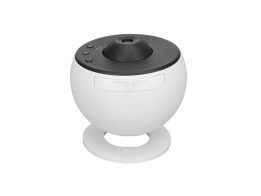 Φωτιστικό Προτζέκτορας UFO Starry Sky με 12 Εναλλάξιμες Διαφάνειες σε Μπλε Χρώμα, 12x13 cm