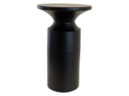 Βοηθητικό Μεταλλικό Τραπεζάκι, Κομοδίνο σε Μαύρο Χρώμα, 33x55 cm, Side Table