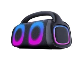 Aria Trade Φορητό Ασύρματο Ηχείο Bluetooth RGB Καρόκε με Μικρόφωνο και Τηλεχειριστήριο 49x18x24 cm