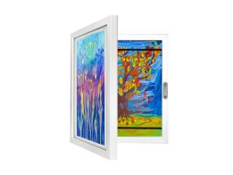 Κορνίζα Τέχνης για την Αποθήκευση και Έκθεση Παιδικών Ζωγραφιών, με Χωρητικότητα 150 Έργων Α4