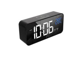 Ηλεκτρονικό Ξυπνητήρι με Οθόνη LED, Φωνητική Ενεργοποίηση και 25 Διαφορετικές Μελωδίες