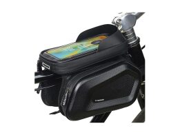 Αδιάβροχη Θήκη Κινητού για Ποδήλατο με Πλαϊνές Τσέπες και Διάφανη Οθόνη Αφής για Smartphone