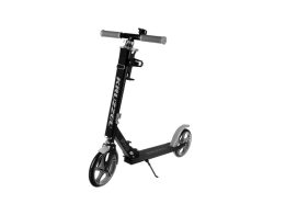 Παιδικό Πτυσσόμενο Πατίνι με Ρόδες 20cm με Ρυθμιζόμενο Τιμόνι, Φρένο σε Γκρι Χρώμα, 97x37x105 cm