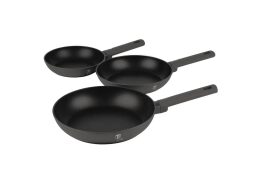 Berlinger Haus Σετ Τηγάνια 3 Τεμ. με Τριπλή Αντικολλητική Επίστρωση, Anthracite Collection BH-8138