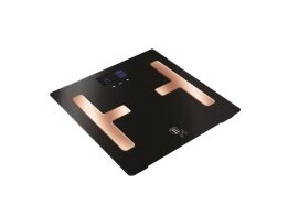 Berlinger Haus Γυάλινη Ψηφιακή Ζυγαριά Μπάνιου έως 180kg 30x30cm, Black Rose Collection BH-9528