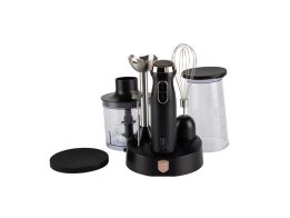 Berlinger Haus Ραβδομπλέντερ Χειρός Σετ 6 Τεμάχια 800W με Λεπίδα Τιτανίου BH-9561 Black Rose