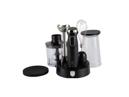 Berlinger Haus Ραβδομπλέντερ Χειρός Σετ 6 Τεμαχίων 800W και Λεπίδα Τιτανίου BH-9597 Matt Black