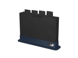 Berlinger Haus Σετ 5 Επιφάνειας Κοπής Πλαστική, με Βάση Αποθήκευσης, Deep Sea BH-8758