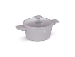 Berlinger Haus Κατσαρόλα με Καπάκι 24cm από Αλουμίνιο, Taupe Collection BH-8101