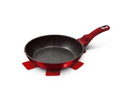 Berlinger Hau Τηγάνι 30cm με Αντικολλητική Μαρμάρινη Επίστρωση, Metallic Line Burgundy BH-1254NPR