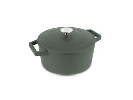 Berlinger Haus Κατσαρόλα 24 cm από Μαντέμι με Εμαγιέ Επίστρωση, Matt Green BH-6544