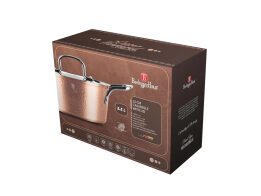 Berlinger Haus Αντικολλητική Κατσαρόλα 22 cm με Γυάλινο Καπάκι Hammered Copper Collection BH-8018