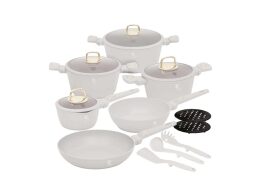 Berlinger Haus Σετ Αντικολλητικά  Μαγειρικά Σκεύη 15 Τεμ από Αλουμίνιο, Sahara Collection BH-8081N