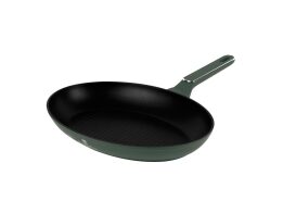 Berlinger Haus Αντικολλητικό Τηγάνι Αλουμινίου για Ψάρια 35x25 cm, Matte Green Collection BH-8203