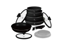 Berlinger Haus Σετ Μαγειρικά Σκεύη 12 τμχ Αντικολλητικά με Πάτο Induction, Monaco Collection BH-8249