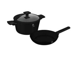 Berlinger Haus Σετ Αντικολλητικά Μαγειρικά Σκεύη 3 Τεμ από Αλουμίνιο, Monaco Collection  BH-8282