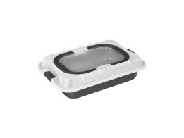 Berlinger Haus Αντικολλητική Φόρμα Φούρνου Ψησίματος με Καπάκι, Anthracite Collection BH-8694