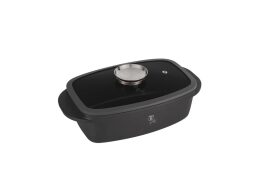 Berlinger Haus  Αντικολλητική Γάστρα με Καπάκι 32cm 6lt, Anthracite Collection BH-8800