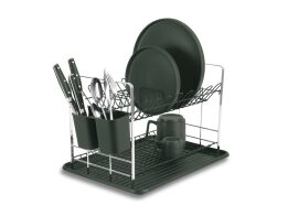 Berlinger Haus Διπλή Πιατοθήκη Στεγνωτήριο με Δίσκο Αποστράγγισης, Matt Green Collection BH-8826